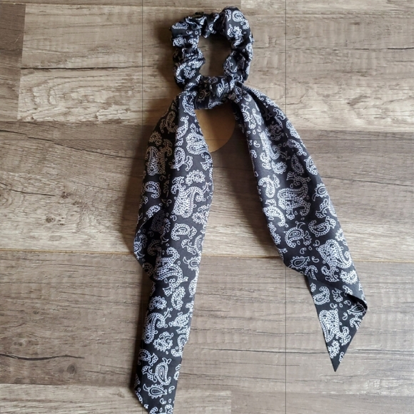 NEW Paisley Hair Ribbon Scrunchie - Picture 2 of 8